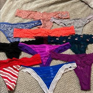 10 Victoria Secret Thongs